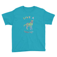 Live A Rare Life Paint Print Youth Short Sleeve T-Shirt