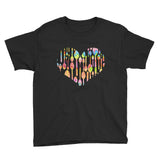 Painted Spoons Print Youth Short Sleeve T-Shirt