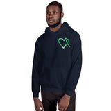 August Gastroparesis Awareness Month/SUPPORTER Marble Print Unisex Hoodie