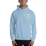 March Endometriosis Awareness Month/SUPPORTER Marble Print Unisex Hoodie