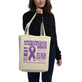 May Fibromyalgia Awareness Month/WARRIOR Eco Tote Bag