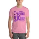 May Lupus Awareness Month/SUPPORTER Tie Dye Print Short-Sleeve T-Shirt