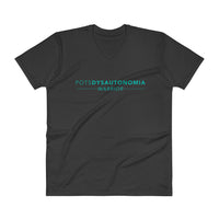 POTS Dysautonomia Warrior V-Neck T-Shirt