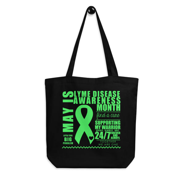 May Lyme Disease Awareness Month/SUPPORTER Eco Tote Bag