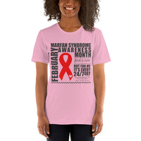February Marfan Syndrome Awareness Month Short-Sleeve Unisex T-Shirt