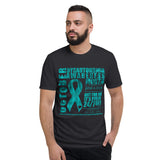 October Dysautonomia Awareness/WARRIOR Print Short-Sleeve T-Shirt